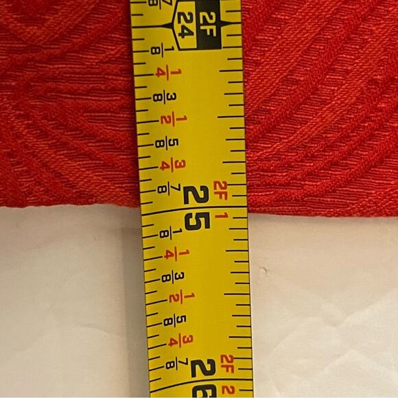 Joni B Orange Textured Cottage Coastal Grandma Jacket NWOT Size L - Picture 12 of 12